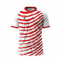 Compass Match Shirt - Red & White