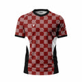 Patched Match Shirt - Red