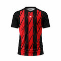 Slash Match Shirt - Red & Black