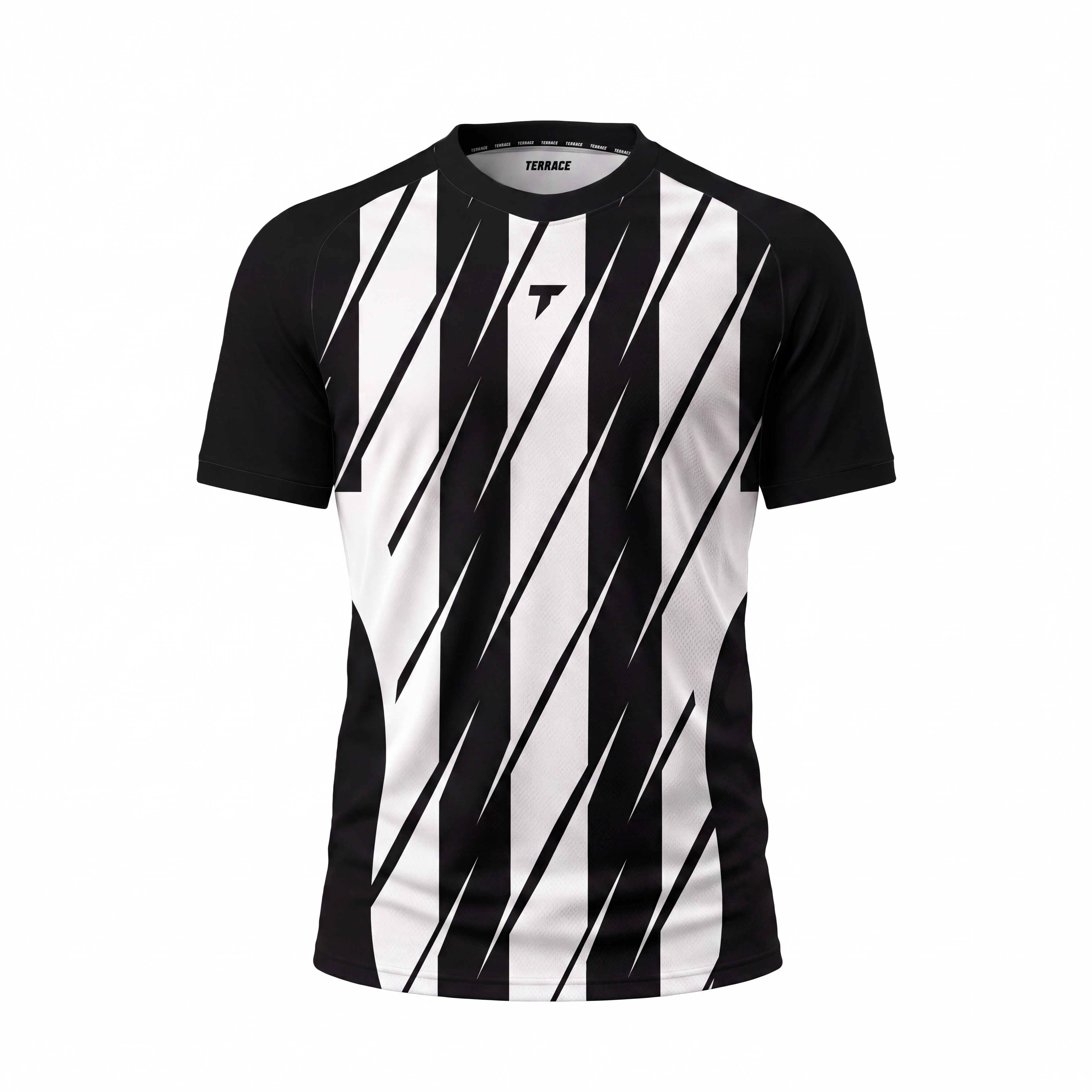 Slash Match Shirt - Black & White