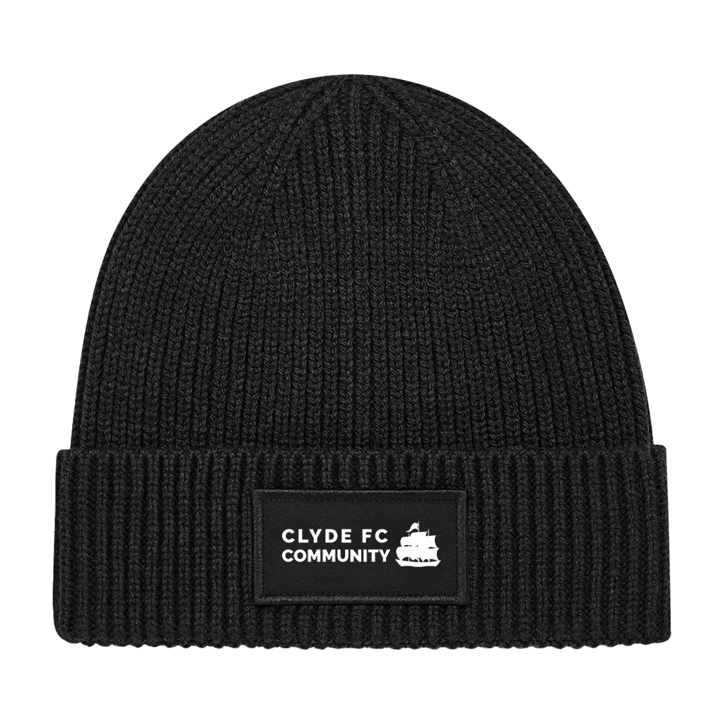Clyde FC Community Foundation Military Black Beanie