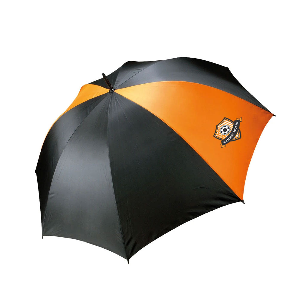 Bletchley Scot FC Team Umbrella - Black/Orange